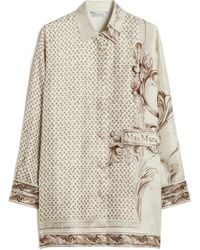 Max Mara - Buttoned Printed Shirt - Lyst