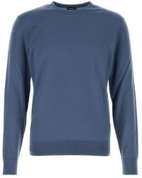 ZEGNA - Crewneck Knitted Jumper - Lyst