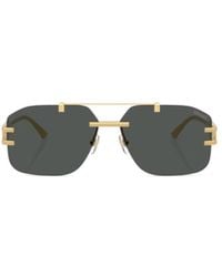 Versace - Pilot-Frame Sunglasses - Lyst