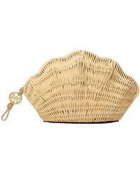 Michael Kors - Michael Shelly Rattan Clutch Bag - Lyst