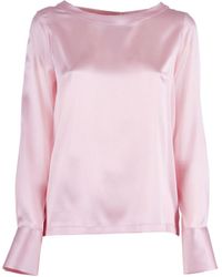 Mazzarelli - Angie B Boat-Neck Blouse - Lyst