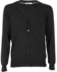 Paolo Pecora - Button-Up Knit Cardigan - Lyst