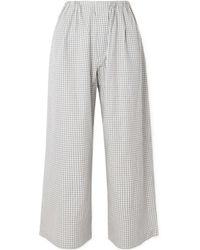 Proenza Schouler - Cotton-Poplin Wide-Leg Pants - Lyst