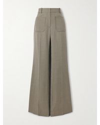 Nili Lotan - Houndstooth Flared Casual Pants - Lyst
