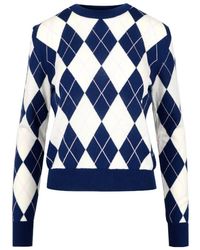 MSGM - Crew-Neck Virgin-Wool Jumper - Lyst