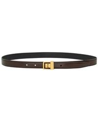 Saint Laurent - La 66 Thin Belt - Lyst