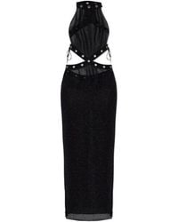 Oséree - Oséree Cut-Out Lurex Maxi Dress - Lyst