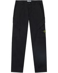 Stone Island - Regular-Fit Cargo Trousers With Angled Zip Pockets - Lyst