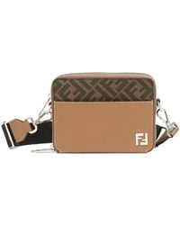 Fendi - Logo Plaque Zipped Camera Case - Lyst