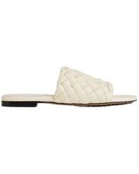 Bottega Veneta - Dot Wave Intreccio Pleated Sandals - Lyst