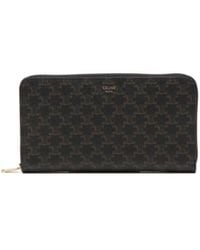 Celine - Large Zipped Wallet - Lyst