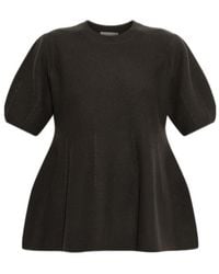 Lisa Yang - Mella Short-Sleeve Knitted Top - Lyst