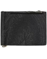 Etro - Paisley Zip Card Wallet - Lyst