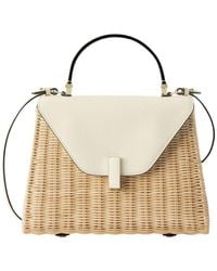 Valextra - Iside Leather-Trim Tote Bag - Lyst