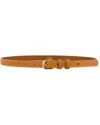 FRAME - Twist-Buckle Leather Belt - Lyst