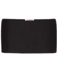 Valentino - Low-Rise Fitted Miniskirt - Lyst