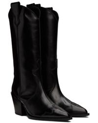 Aeyde - 70Mm Pointed-Toe Leather Boots - Lyst