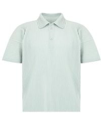 Homme Plissé Issey Miyake - Homme Plissé Issey Miyake Monthly Colors June Pleated Polo Shirt - Lyst