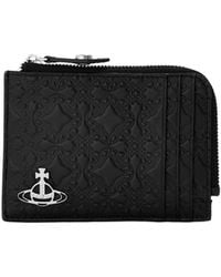 Vivienne Westwood - Embossed Zipped Card Holder - Lyst