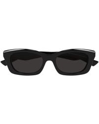 McQueen - Eyewear Rectangular Frame Sunglasses - Lyst