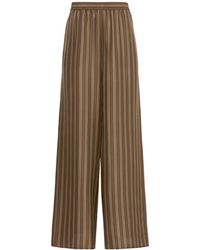 Max Mara - Striped-Pattern Trousers - Lyst