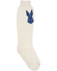 Maison Margiela - Solid Color Knit Socks - Lyst