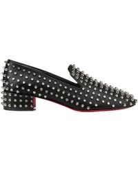 Christian Louboutin - Spikeasy Slip-On Loafers - Lyst
