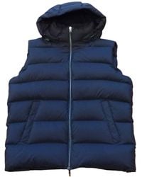 Herno - Hooded Zip-Up Vest - Lyst