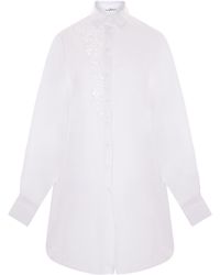 Ermanno Scervino - Macrame Lace Oversized Shirt - Lyst