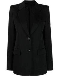 Lanvin - Single-Breasted Long-Sleeved Blazer - Lyst