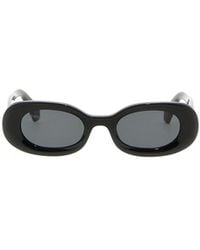 Off-White c/o Virgil Abloh - Amalfi Oval Frame Sunglasses - Lyst