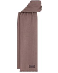 Dior - Homme Logo Patch Fringed Scarf - Lyst