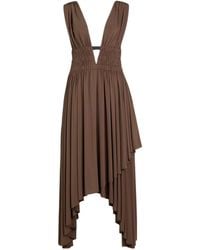 Alaïa - Alaïa Deesse V-Neck Dress - Lyst