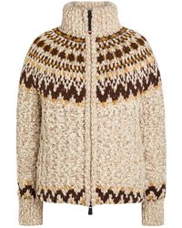 Moncler - Fair Isle Wool-Blend Jumper - Lyst