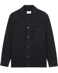 Saint Laurent - Cassandre Button-Up Overshirt - Lyst