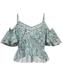Isabel Marant - Off-The-Shoulder Short-Sleeved Top - Lyst