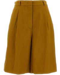 Max Mara - Studio Mstcaravan Pleated Shorts - Lyst