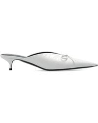 Balenciaga - Knife Bow Detailed Mules - Lyst