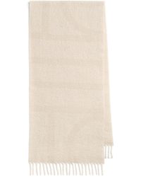 TOTEME - Totême Monogram Jacquard Fringed Scarf - Lyst