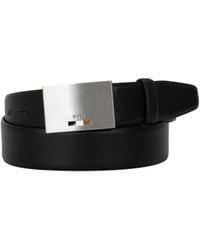 BOSS - Boss Logo Engraved Reversible Belt - Lyst