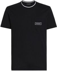 Dolce & Gabbana - Logo Patch Cotton T-Shirt - Lyst