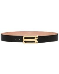 Victoria Beckham - Jumbo Frame Leather Belt - Lyst