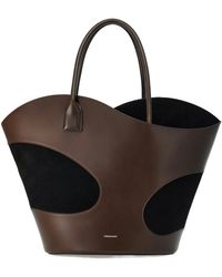 Ferragamo - Hollowed-Out Logo Handbag - Lyst