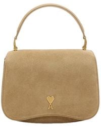 Ami Paris - Logo Plaque Top Handle Bag - Lyst