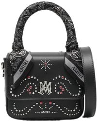 Amiri - Ma Stud Logo Embellished Micro Handbag - Lyst