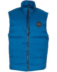 Canada Goose - Padded Sleeveless Vest With High Collar - Lyst