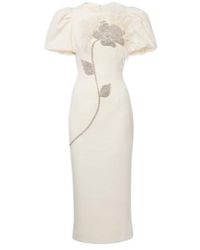 Rebecca Vallance - Embellished Crêpe Cocktail Dress - Lyst