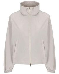 Herno - Drawstring Zip-Up Jacket - Lyst