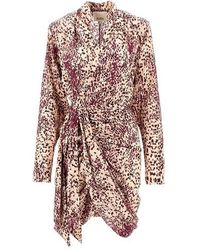 Isabel Marant - Cleora Long-Sleeved Dress - Lyst