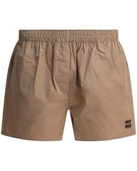 Miu Miu - Poplin Shorts - Lyst
